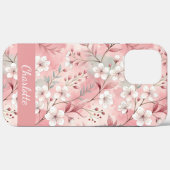 桜カスタム花柄ピンク Case-Mate iPhoneケース (裏面 (横))