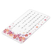 桜カタカナとローマ字日本の マグネット (左側)
