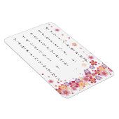 桜カタカナとローマ字日本の マグネット (右側)