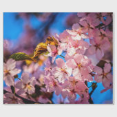 桜カッコいいガーランド ラッピングペーパー (フラット)