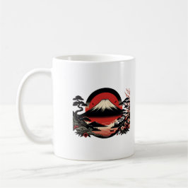 桜ガーデン日本のさくらんぼブロッサム山富士 コーヒーマグカップ