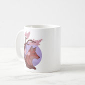 桜キツネ コーヒーマグカップ (正面左)