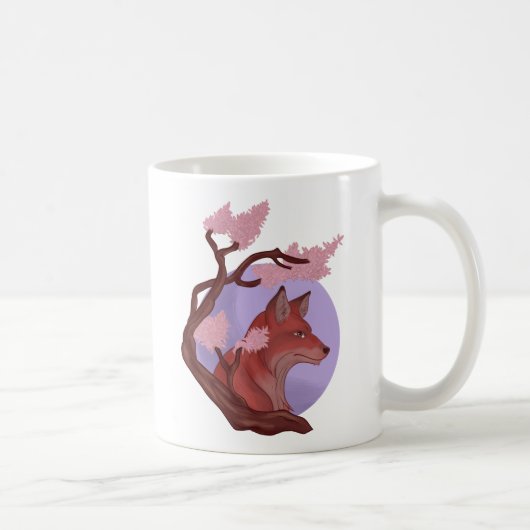 桜キツネ コーヒーマグカップ (右)
