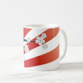 桜サンライズホワイトさくらんぼフラワーズゼン コーヒーマグカップ (正面右)