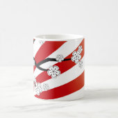 桜サンライズホワイトさくらんぼフラワーズゼン コーヒーマグカップ (中央)