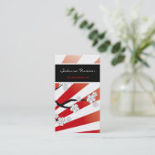 桜サンライズホワイトさくらんぼブラウズフラワーズゼン 名刺 (スタンド正面)