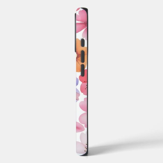 桜セレニティ:水彩さくらんぼの花 Case-Mate iPhoneケース (裏面 / 左)