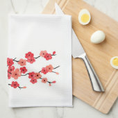 桜タオル キッチンタオル (四つ折り)