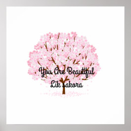 桜ツリーのフル開花-エレガント春デザイン» ポスター