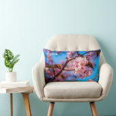 桜ツリーインピンク開花 ランバークッション (椅子)