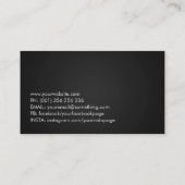 桜ツリーカラフル – 花 名刺 (裏面)