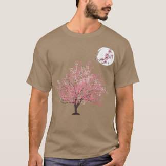 桜ツリー日本のスプリングタイムさくらんぼブロッサムFl Tシャツ