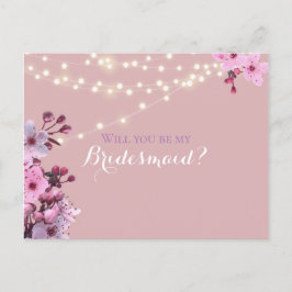 桜テーマ インビテーションポストカード