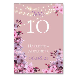 桜テーマ テーブルナンバー