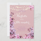 桜テーマ 招待状 (正面)