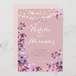 桜テーマ 招待状