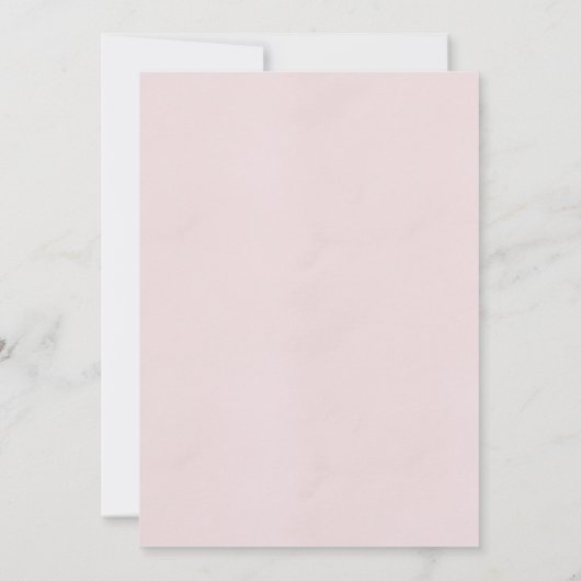 桜テーマ 招待状 (裏面)