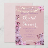 桜テーマ 招待状 (正面/裏面)