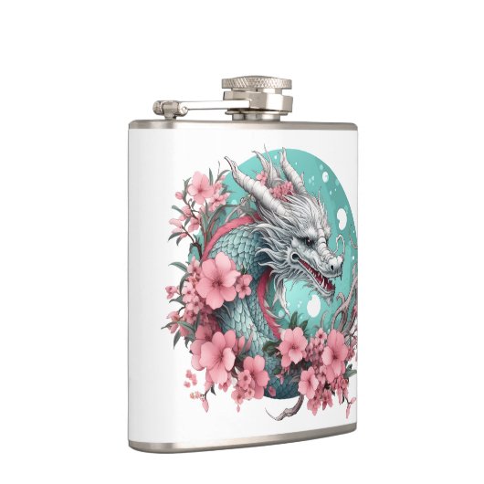 桜ドラゴン フラスク (右)