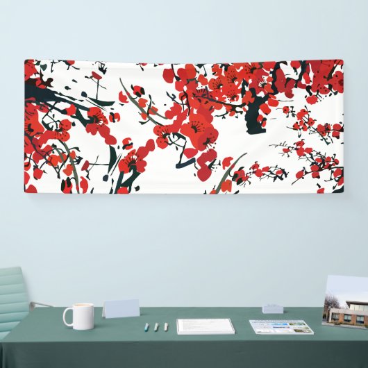 桜バナー 横断幕 (トレードショー)