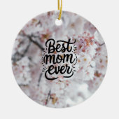 桜ピエレガントックお母さん永遠の母の日 セラミックオーナメント (正面)