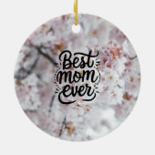 桜ピエレガントックお母さん永遠の母の日 セラミックオーナメント (裏面)