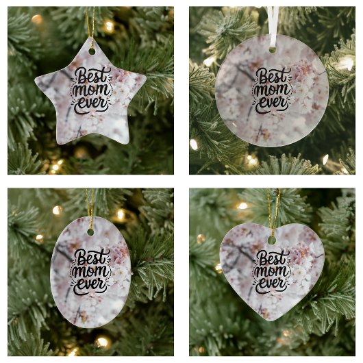 桜ピエレガントックお母さん永遠の母の日 セラミックオーナメント