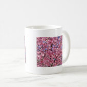桜ピンクさくらんぼブロッサムスカイ コーヒーマグカップ (正面右)