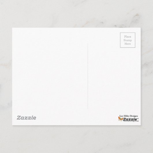 桜ピンクさくらんぼブロッサムスカイ ポストカード (裏面)