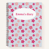 桜ピンク ノートブック (正面)