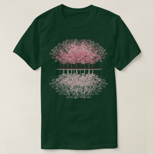 桜フォレストTシャツ Tシャツ (デザイン正面)