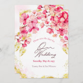 桜フラワーズセーブ・ザ・デート案内 案内状 (正面/裏面)