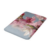 桜フラワー、ピンク日本の写真 バスマット (アングル)
