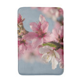 桜フラワー、ピンク日本の写真 バスマット (正面縦)