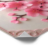 桜ブロッサムアート ポスター (角)