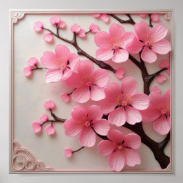 桜ブロッサムアート ポスター