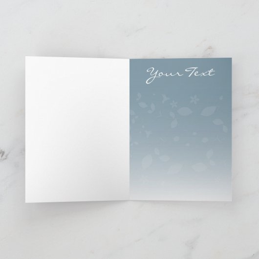 桜ブロッサムグリーティングカード 招待状 (内部)