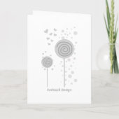 桜ブロッサムグリーティングカード 招待状 (裏面)