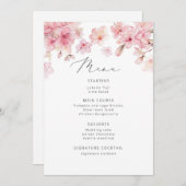 桜メニュー 招待状 (正面/裏面)