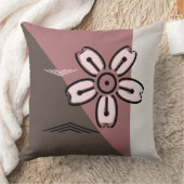 桜ユニークさくらんぼブロッサム装飾用クッション クッション (ブランケット)