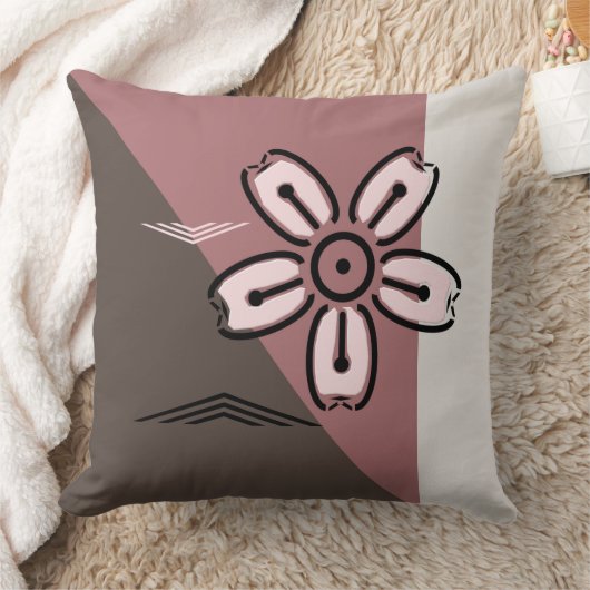 桜ユニークさくらんぼブロッサム装飾用クッション クッション (ブランケット)