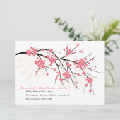 桜中国の新年パーティの招待状 招待状 (スタンド正面)