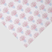 桜付き青と白の花瓶中国の 薄葉紙 (詳細)