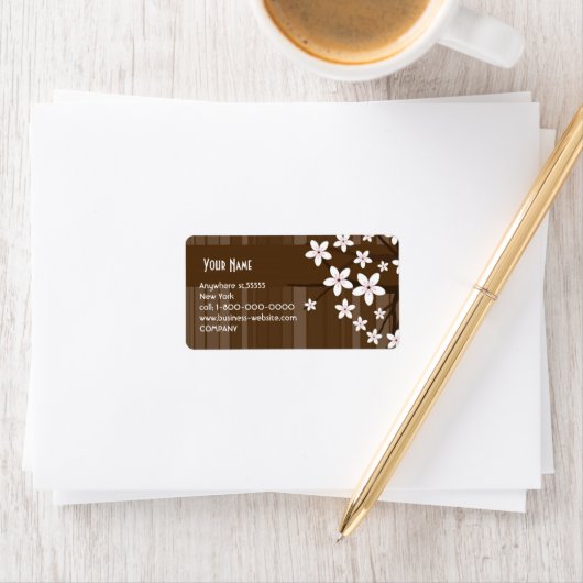 桜住所 シール (インサイチュ)