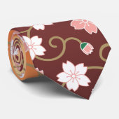 桜唐草 ネクタイ (ロール)