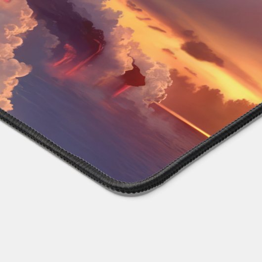 桜夕日 デスクマット (コーナー)