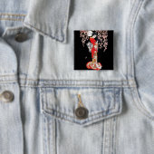 桜夜のアジア女性 缶バッジ (インサイチュ)