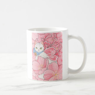 桜妖精猫のマグ コーヒーマグカップ