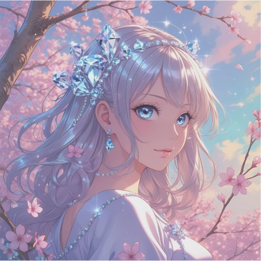 桜姫 シール (正面)