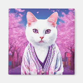 桜子猫 マグネット (正面)